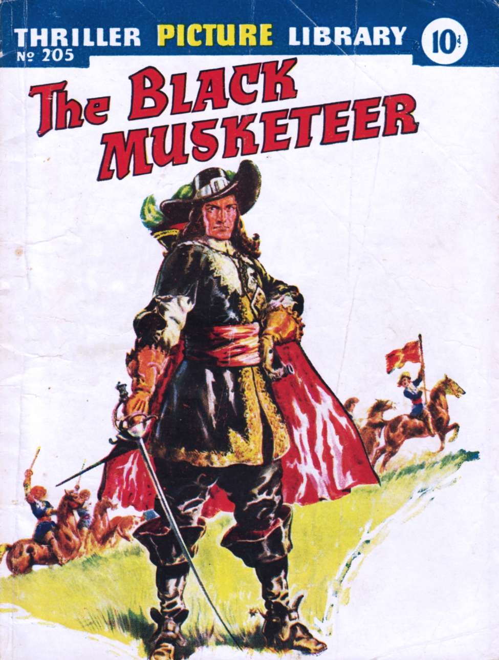 Book Cover For Thriller Picture Library 205 - The Black Musketeer