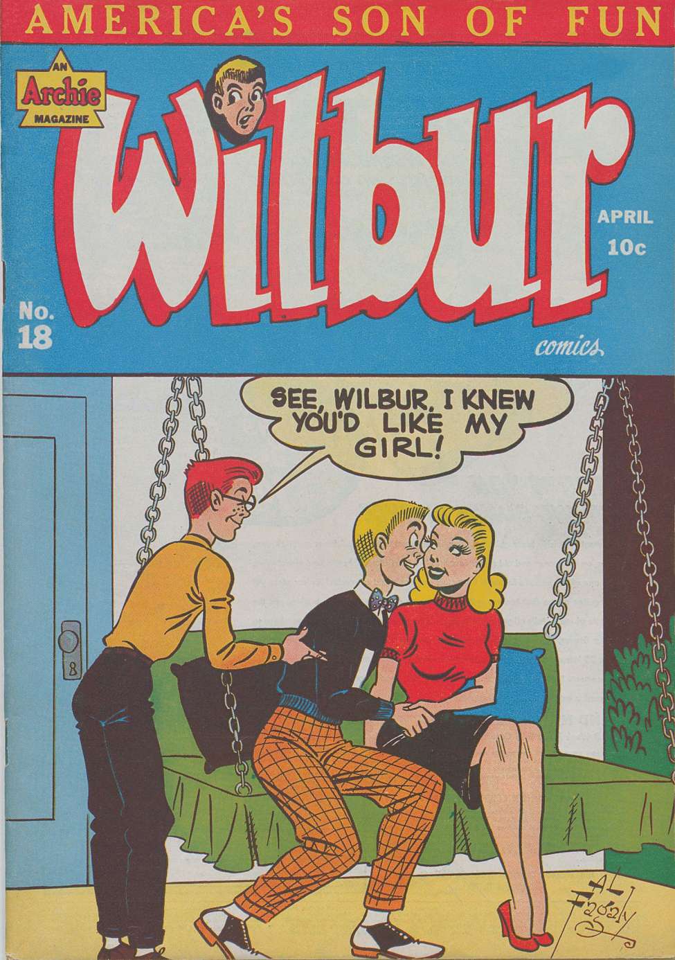 Book Cover For Wilbur Comics 18
