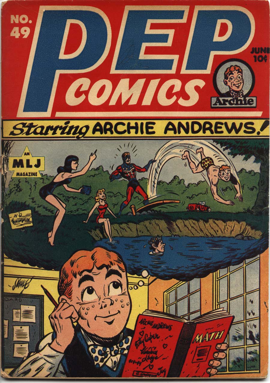 Comic Book Cover For Pep Comics 49
