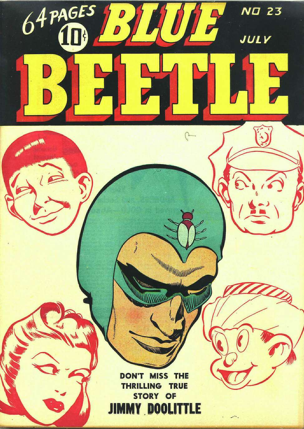 Book Cover For Blue Beetle 23 - Version 2