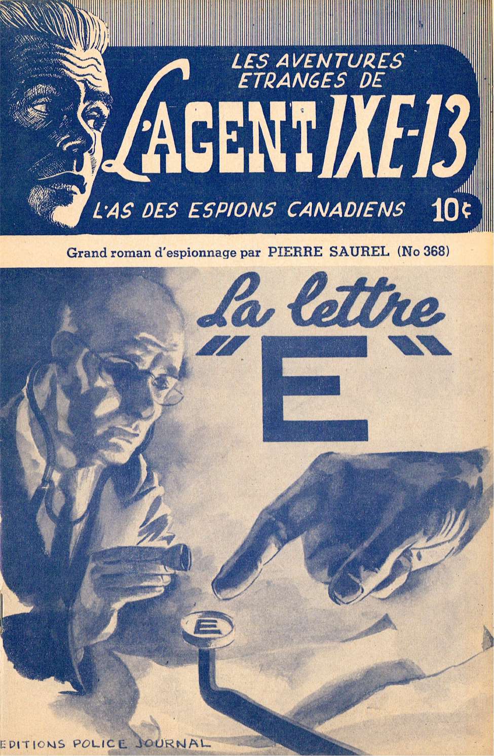 Book Cover For L'Agent IXE-13 v2 368 - La lettre ''E''