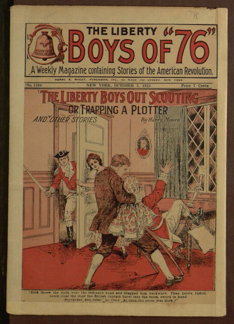 Book Cover For The Liberty Boys of 76 1188 - The Liberty Boys Out Scouting