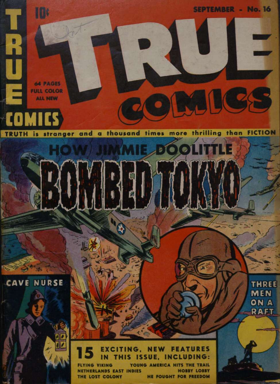 Comic Book Cover For True Comics 16