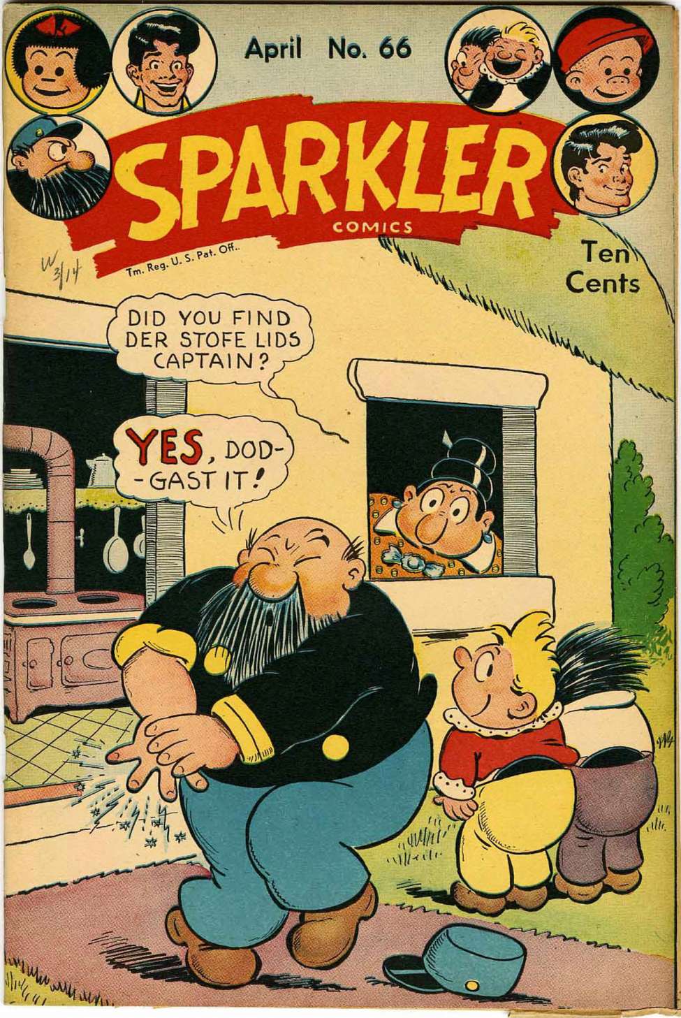 Book Cover For Sparkler Comics 66