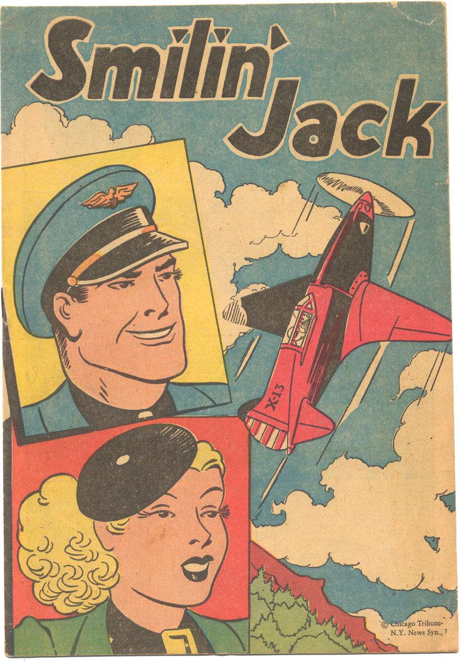 Comic Book Cover For Smilin' Jack