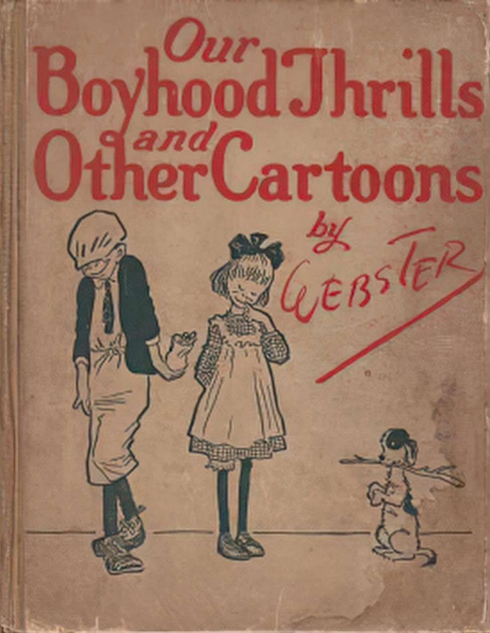 Book Cover For Our Boyhood Thrills and Other Cartoons