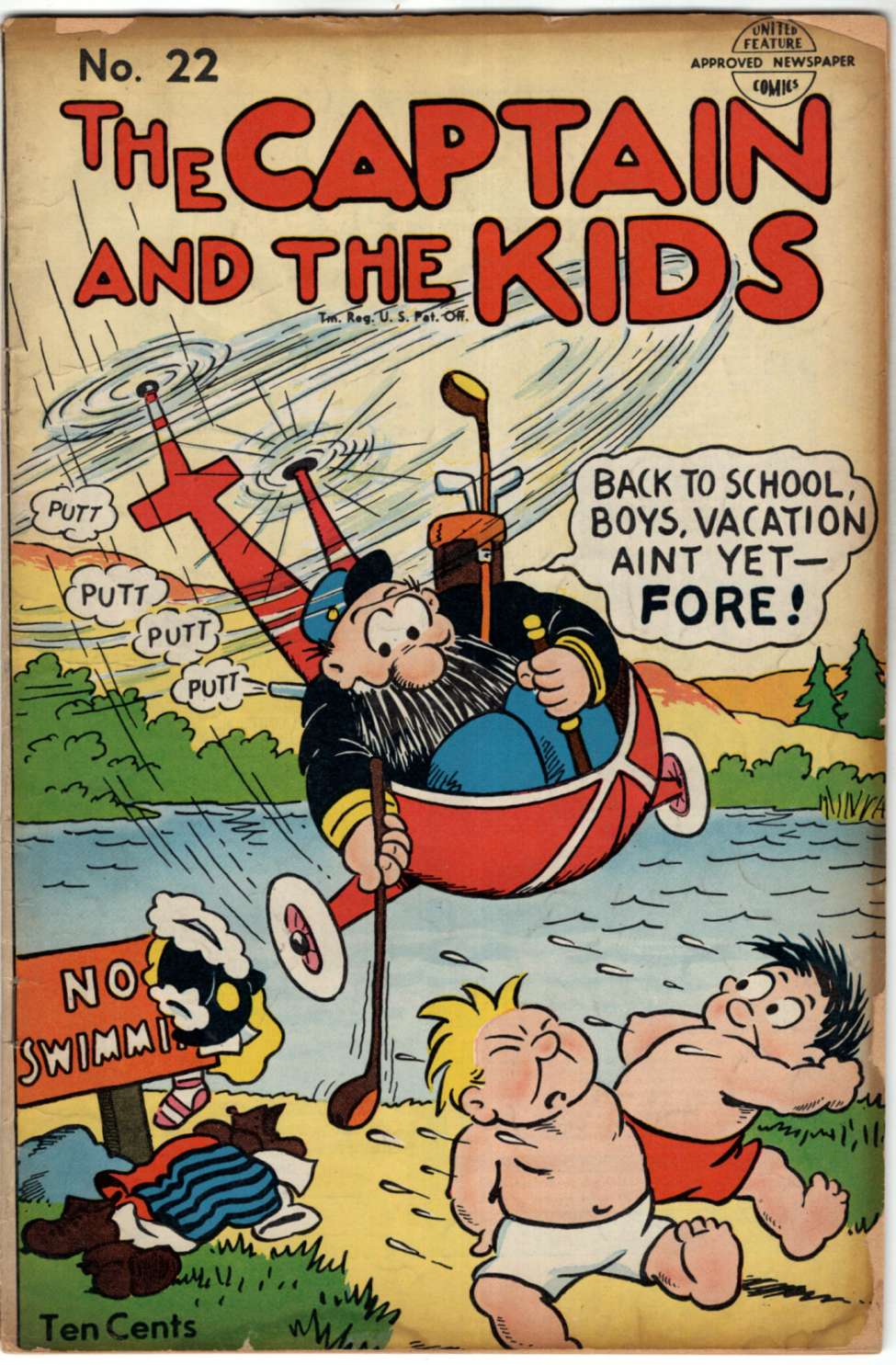 Book Cover For The Captain and the Kids 22