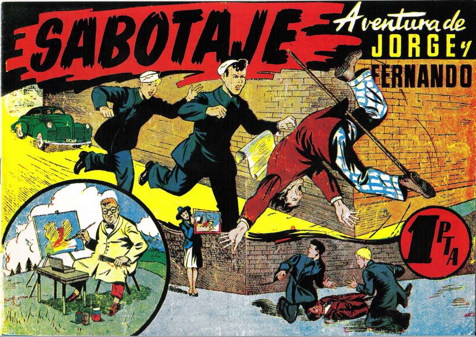 Comic Book Cover For Jorge y Fernando 59 - Sabotaje