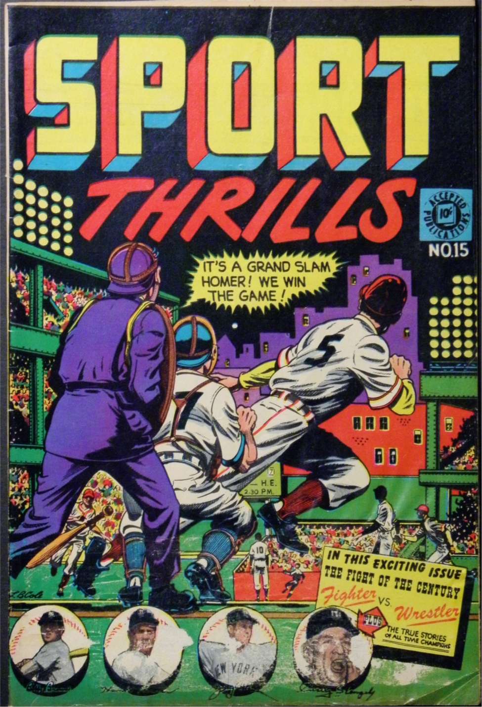 Book Cover For Sport Thrills 11