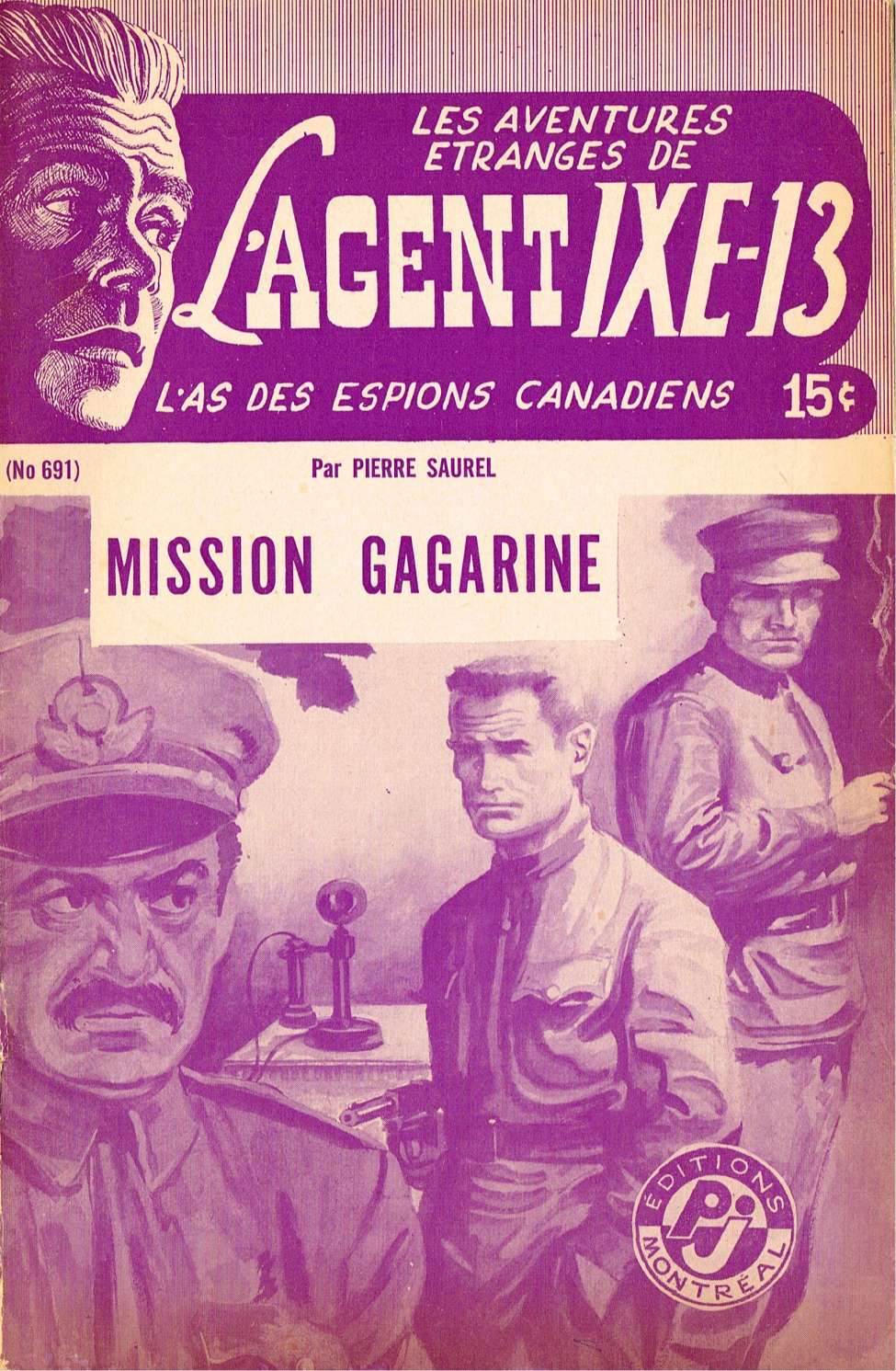 Book Cover For L'Agent IXE-13 v2 691 - Mission Gagarine