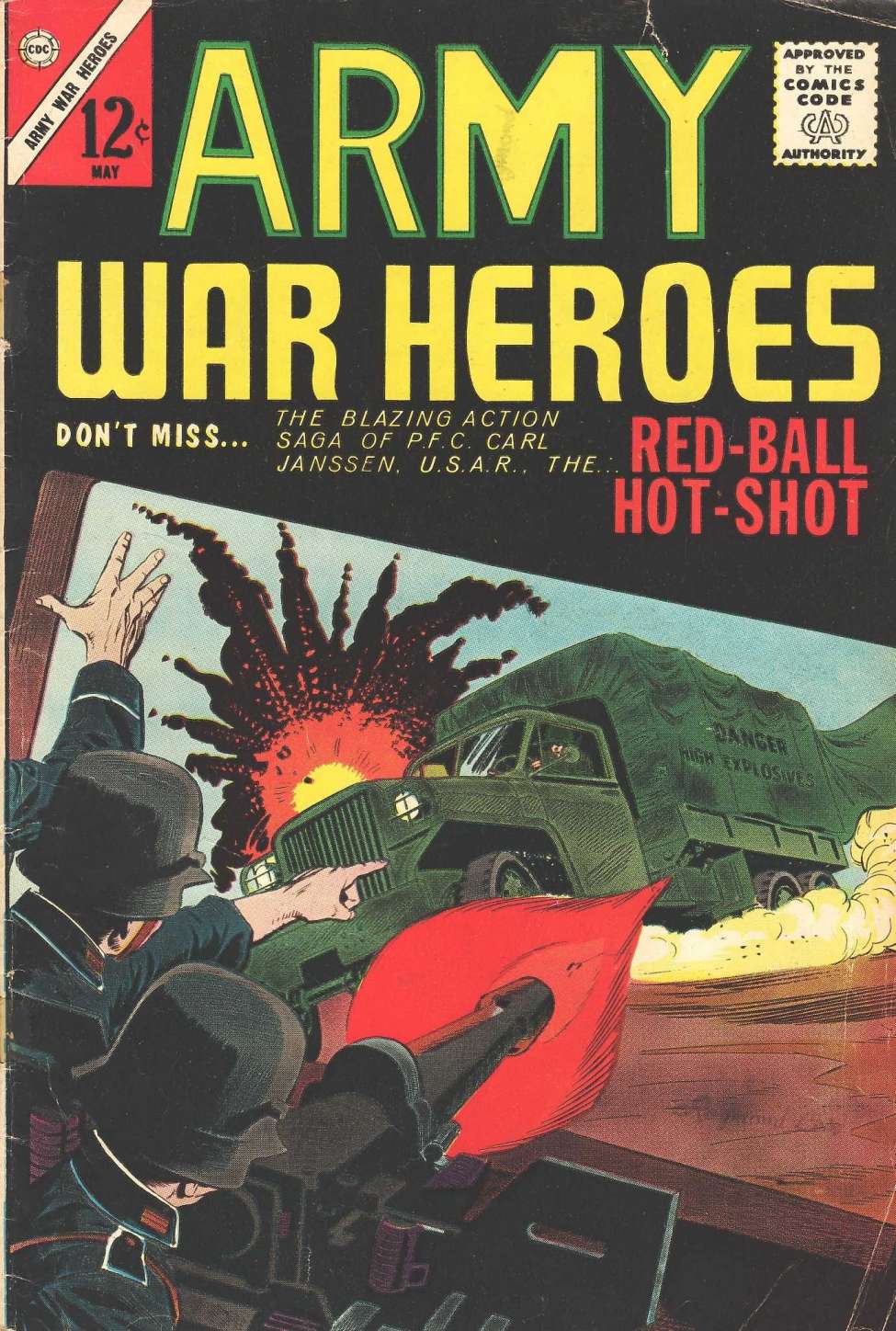 Comic Book Cover For Army War Heroes 3