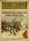 Cover For Secret Service 184 - The Bradys on Blizzard Island