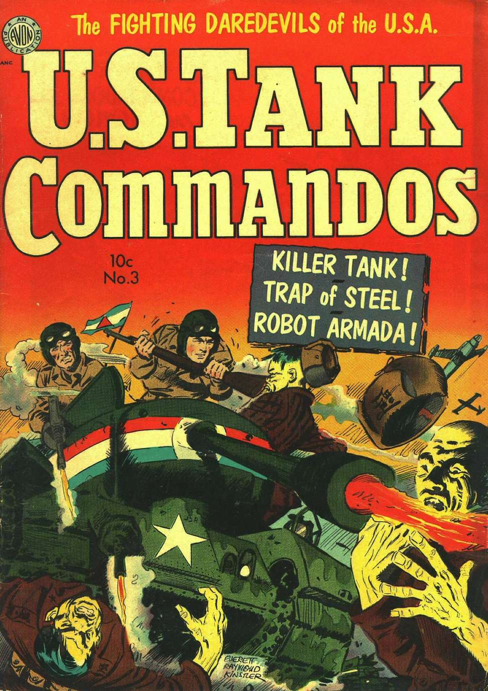 Comic Book Cover For U.S. Tank Commandos 3