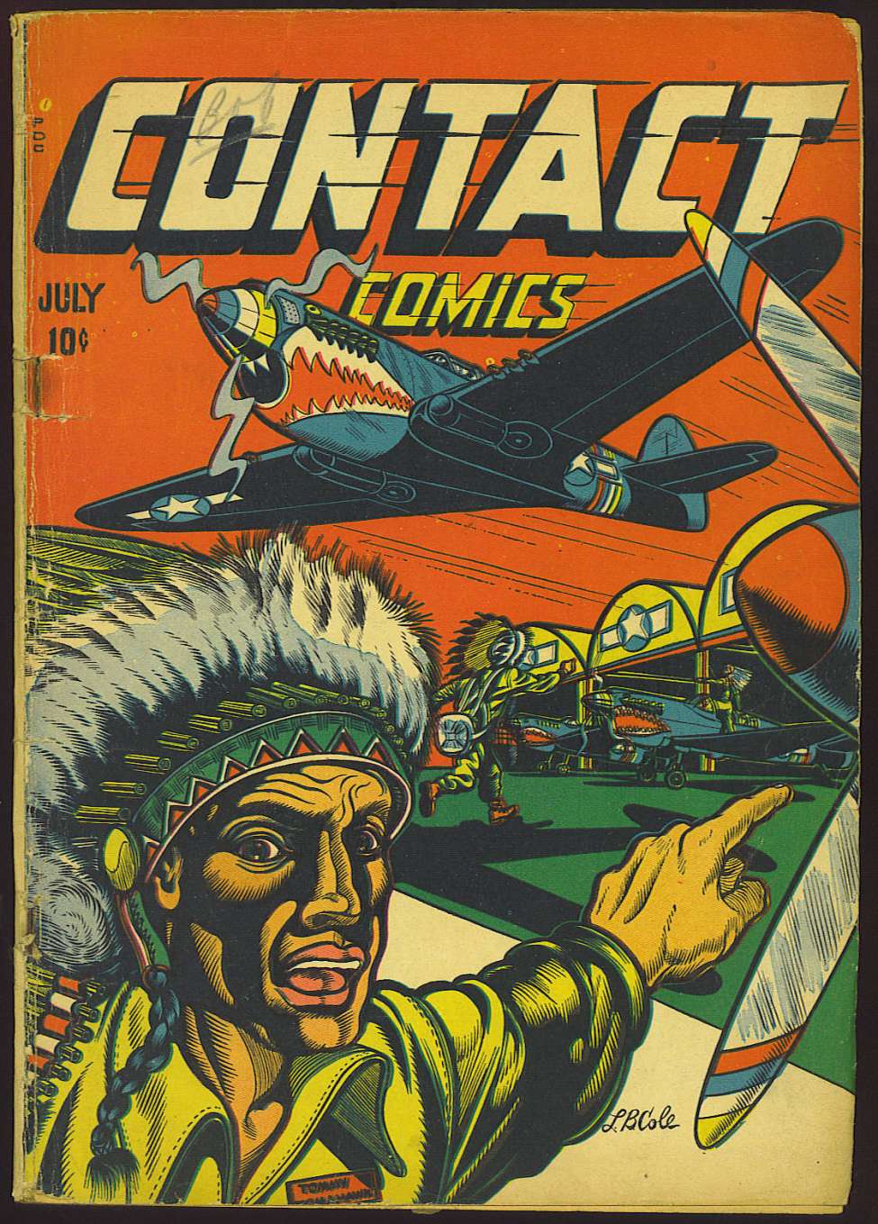 Comic Book Cover For Contact Comics 7 - Version 1