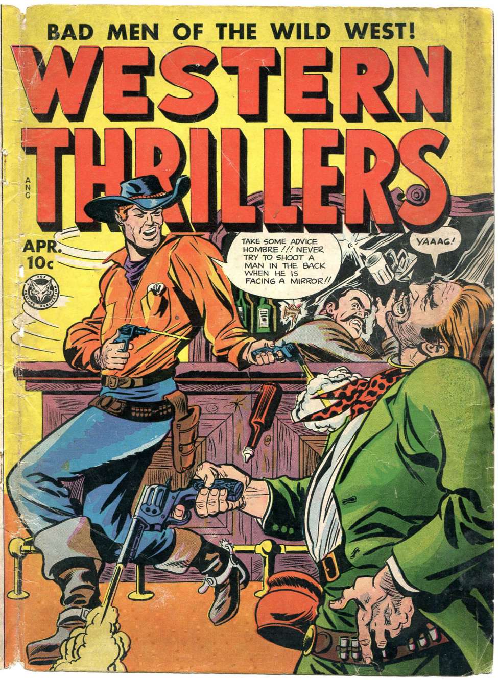 Comic Book Cover For Western Thrillers 5