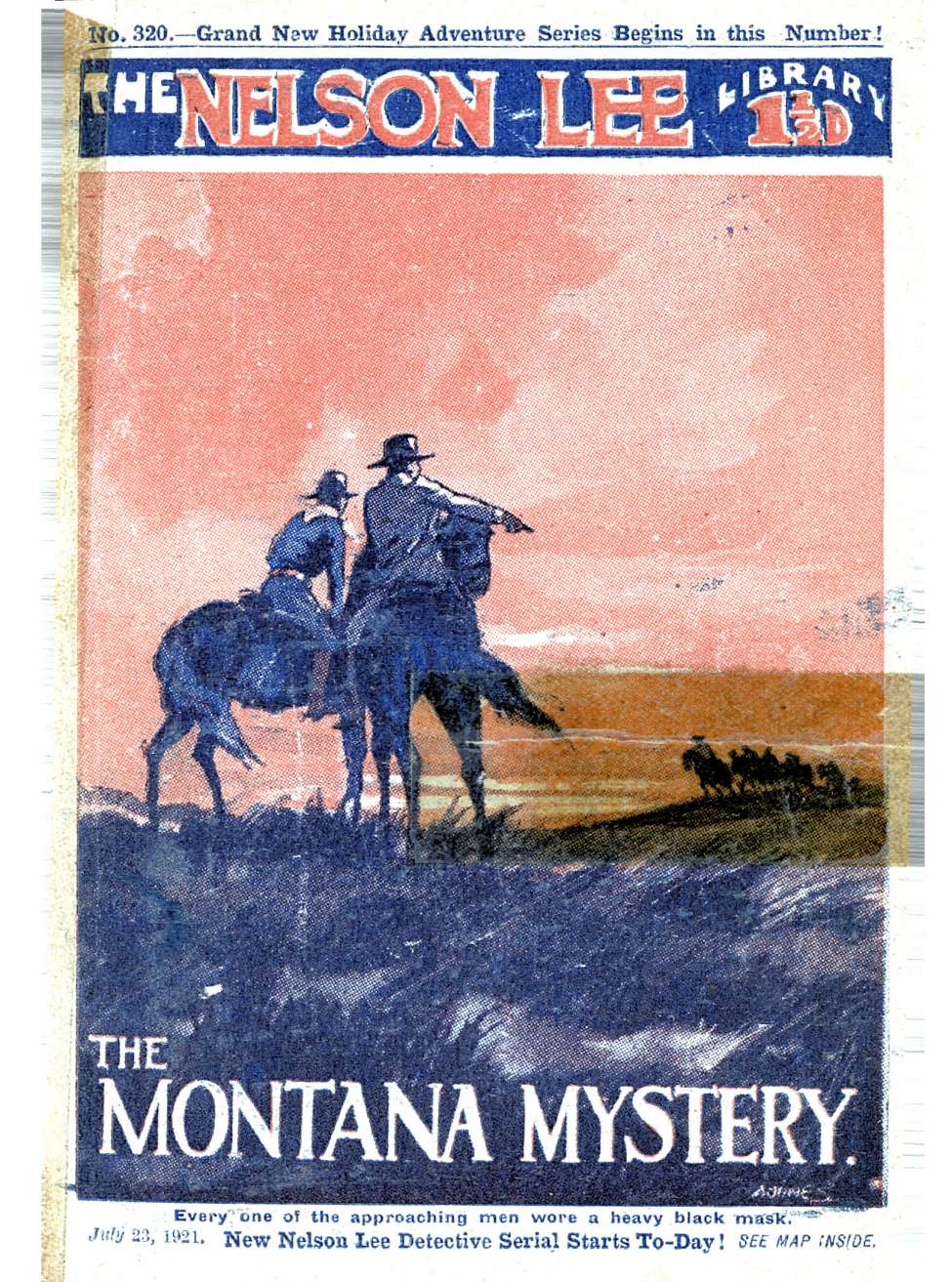 Comic Book Cover For Nelson Lee Library s1 320 - The Montana Mystery