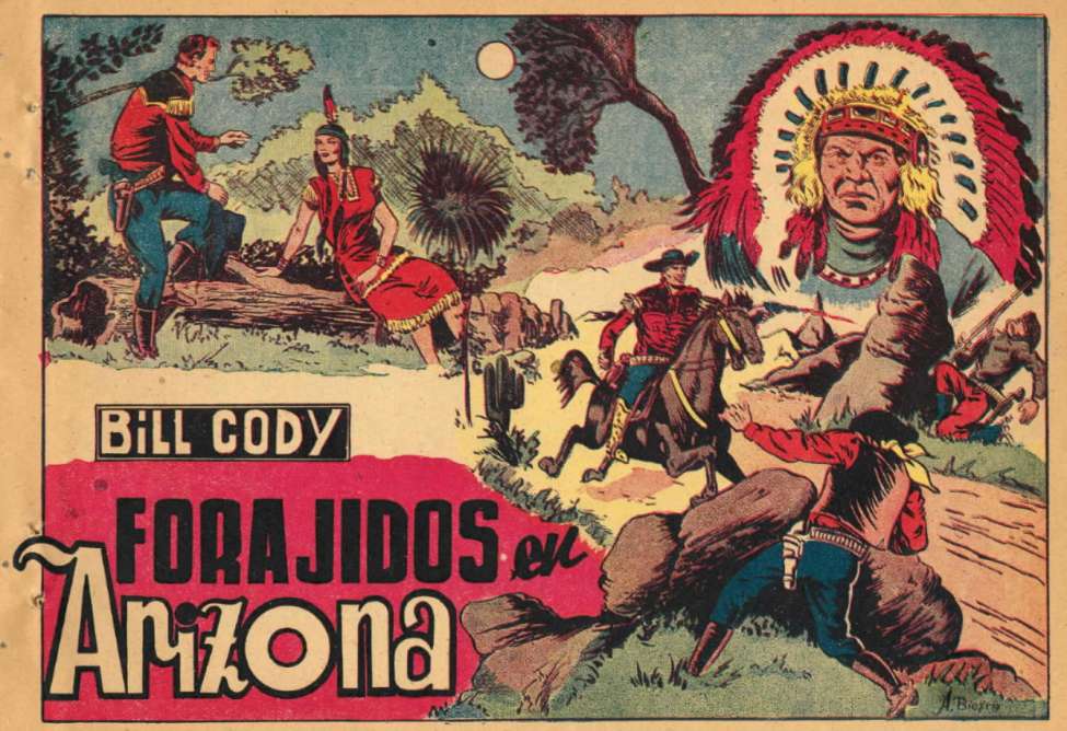 Comic Book Cover For Bill Cody 16 - Forajidos en Arizona