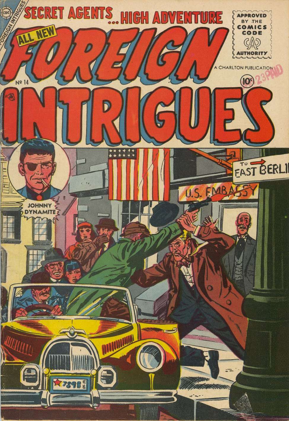 Comic Book Cover For Foreign Intrigues 14
