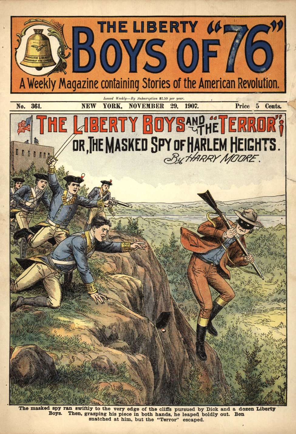 Book Cover For The Liberty Boys of 76 361 - The Liberty Boys and the Terror