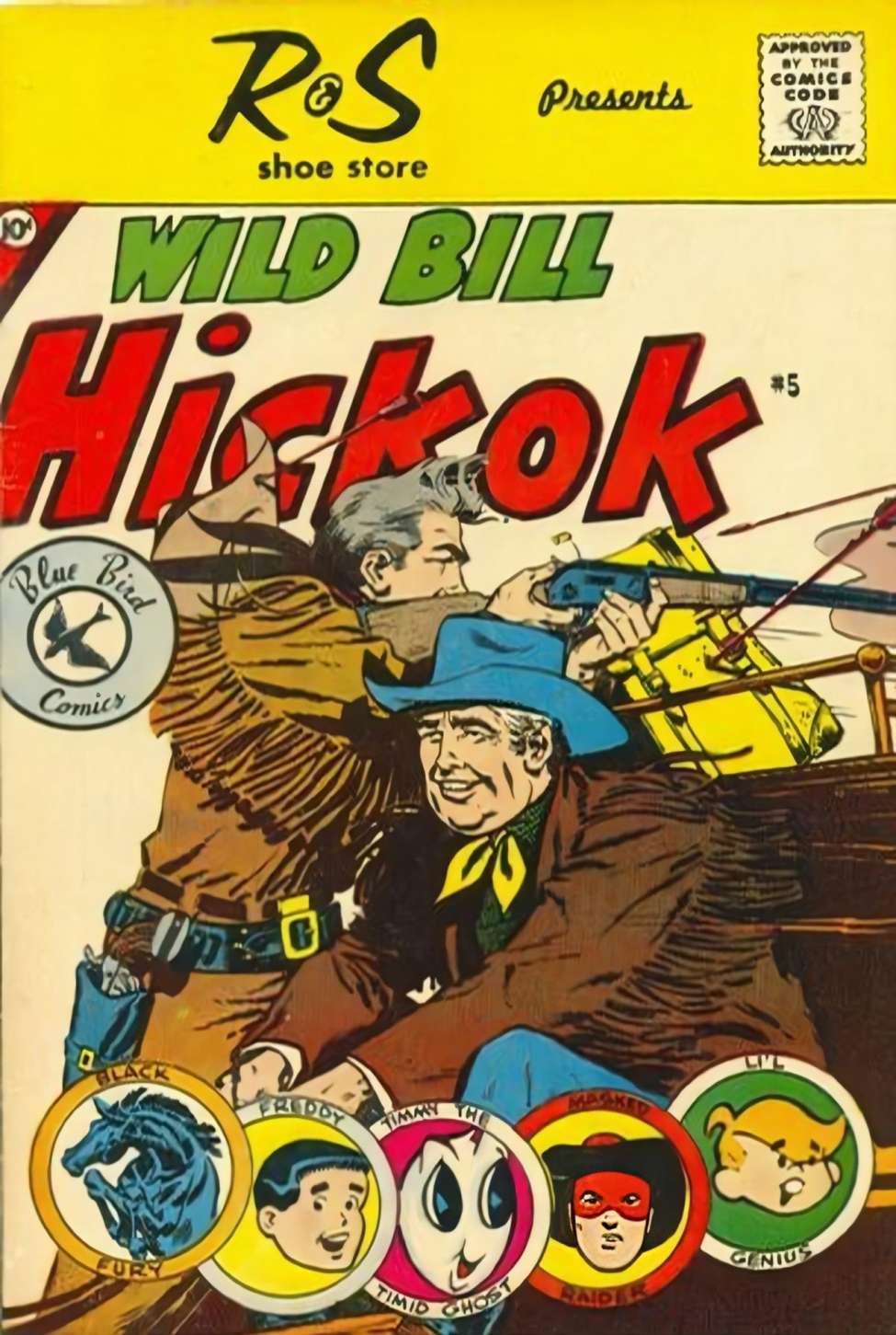 Book Cover For Wild Bill Hickok 5 (Blue Bird)