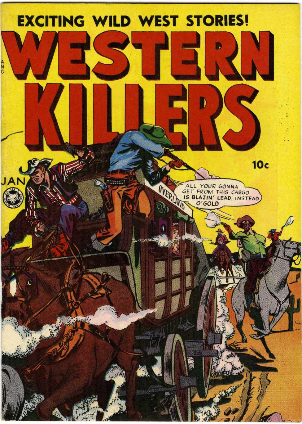 Comic Book Cover For Western Killers 62