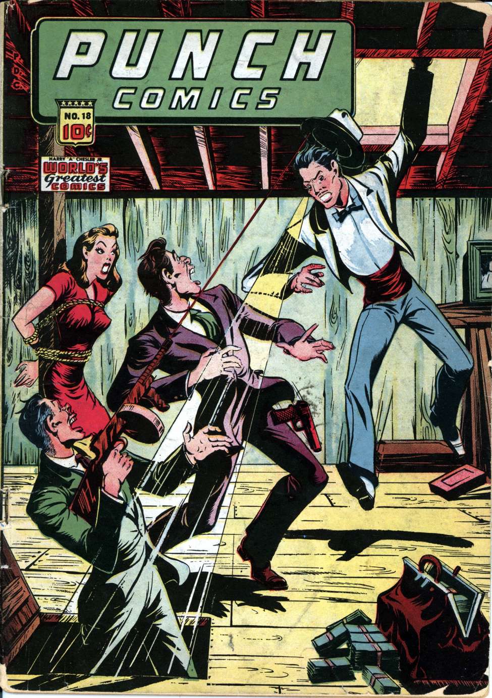 Comic Book Cover For Punch Comics 18