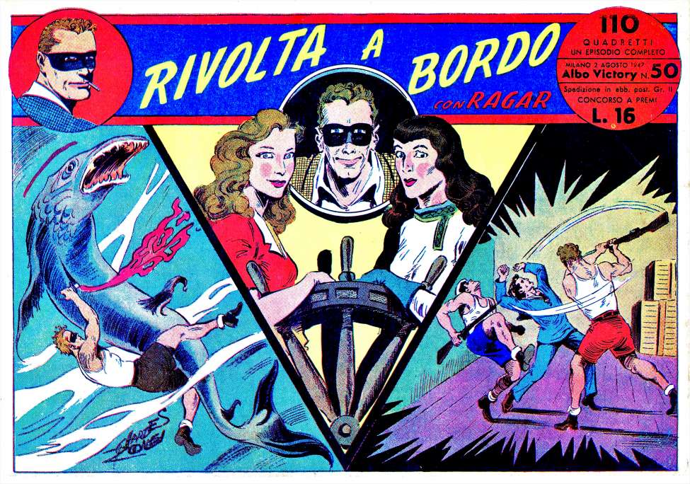 Comic Book Cover For Ragar 50 - Rivolta A Bordo