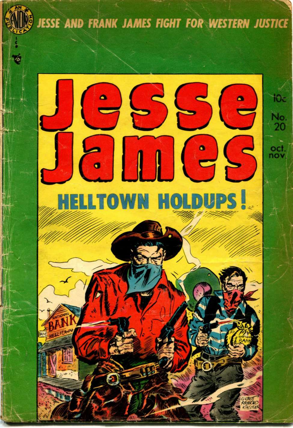 Comic Book Cover For Jesse James 20
