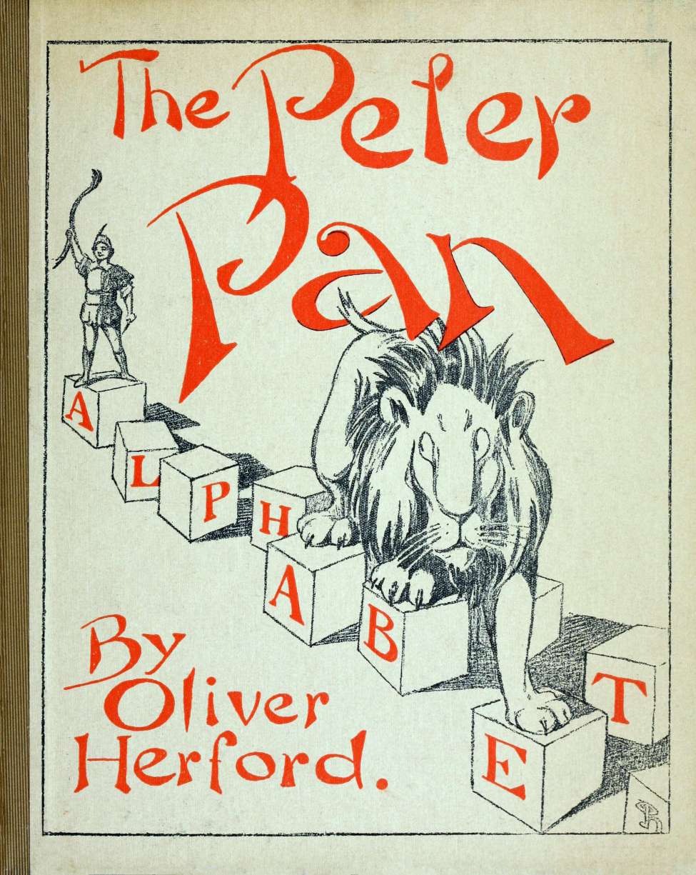 Comic Book Cover For Peter Pan Alphabet