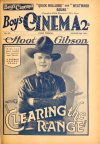 Cover For Boy's Cinema 611 - Clearing the Range - Hoot Gibson