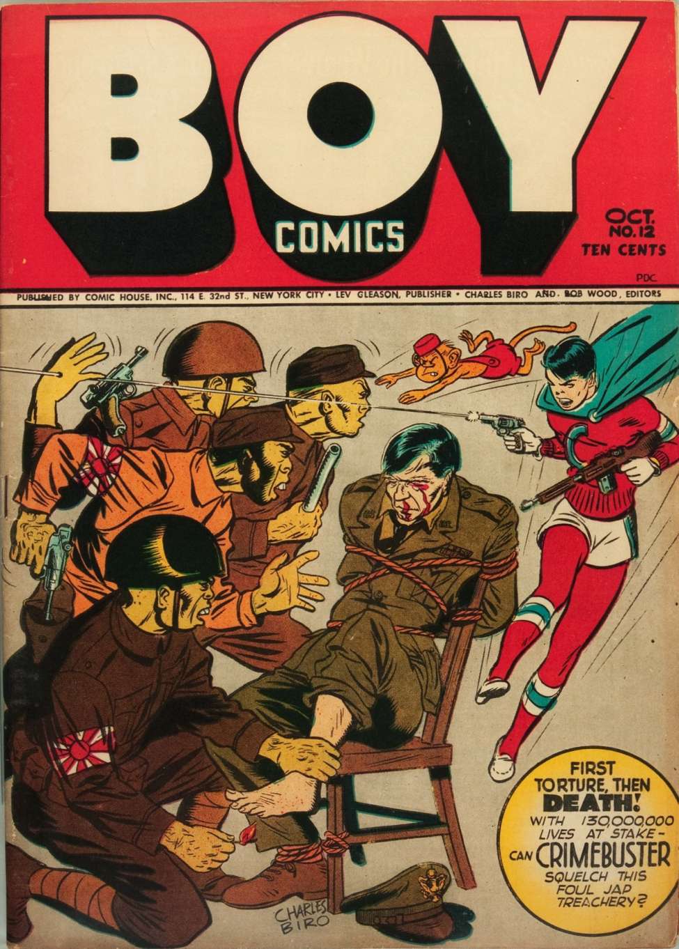Comic Book Cover For Boy Comics 12