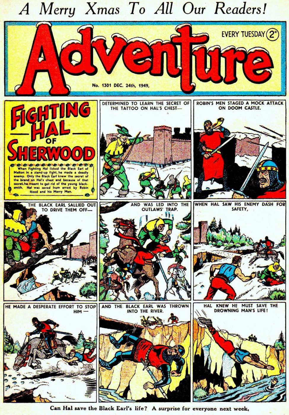 Comic Book Cover For Adventure 1301
