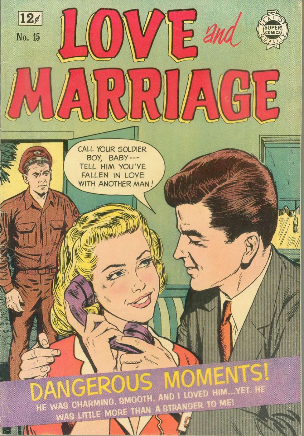 Comic Book Cover For Love and Marriage 15