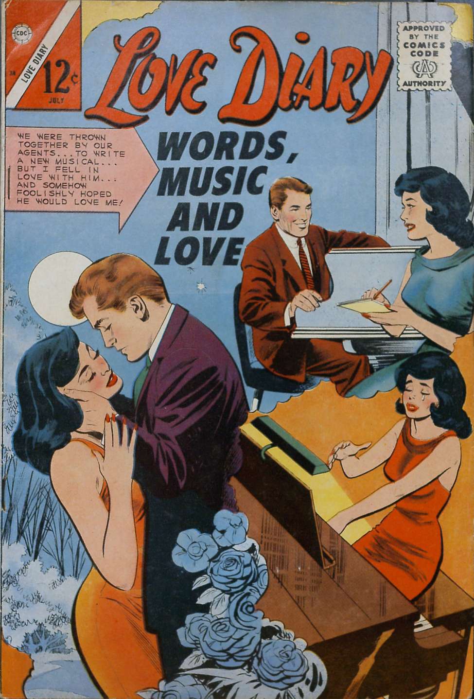 Comic Book Cover For Love Diary 38