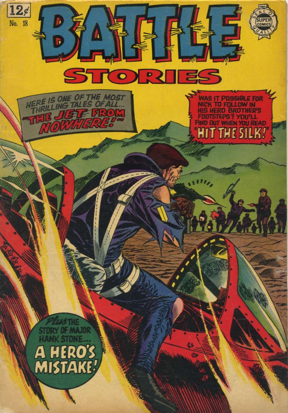 Comic Book Cover For Battle Stories 18