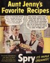Cover For Aunt Jenny's Favorite Recipes - Lever Bros Spry