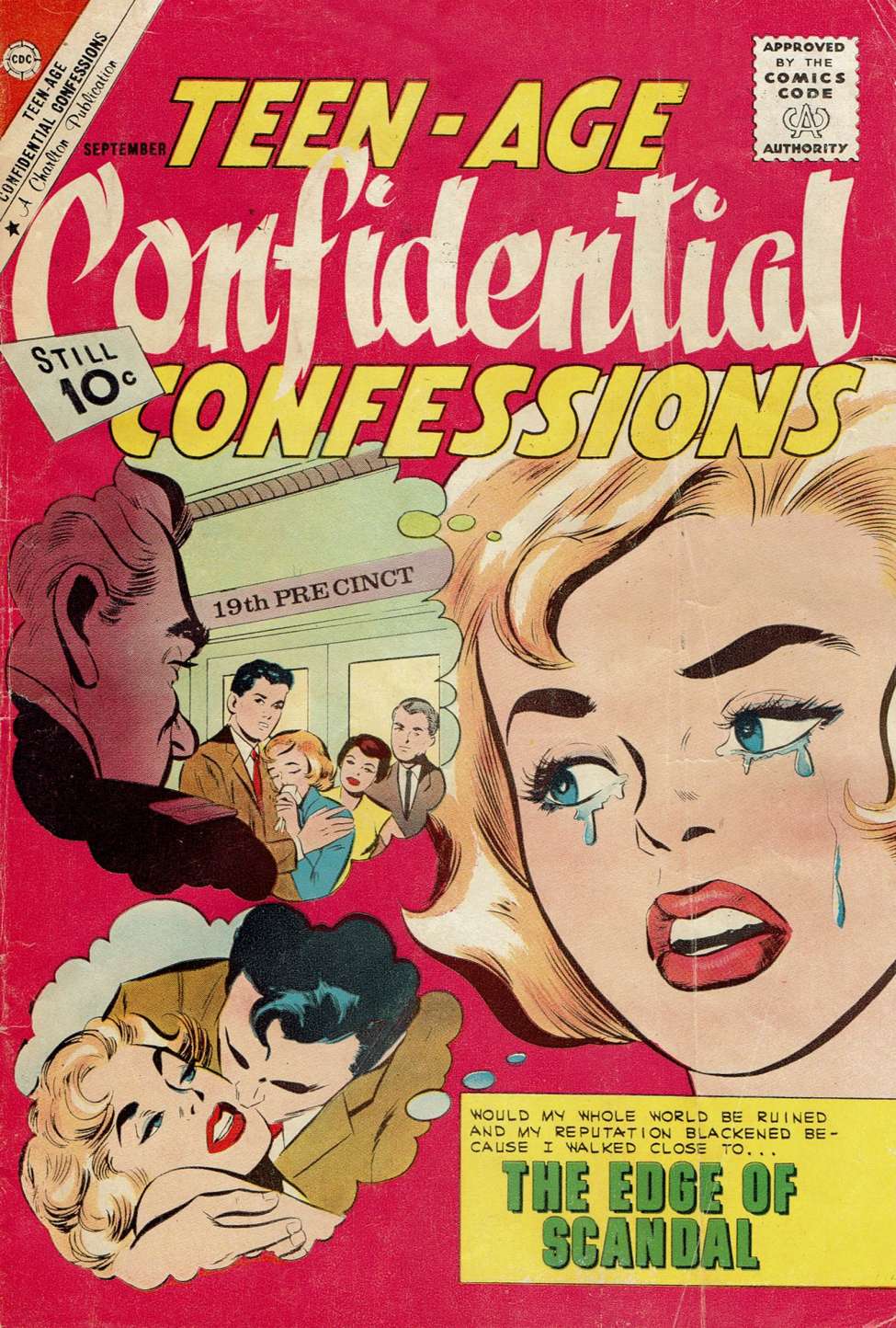 Book Cover For Teen-Age Confidential Confessions 8