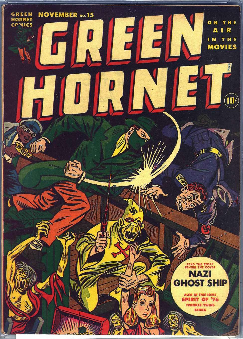 Comic Book Cover For Green Hornet Comics 15