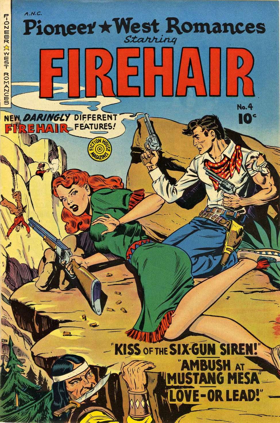 Comic Book Cover For Pioneer West Romances 4