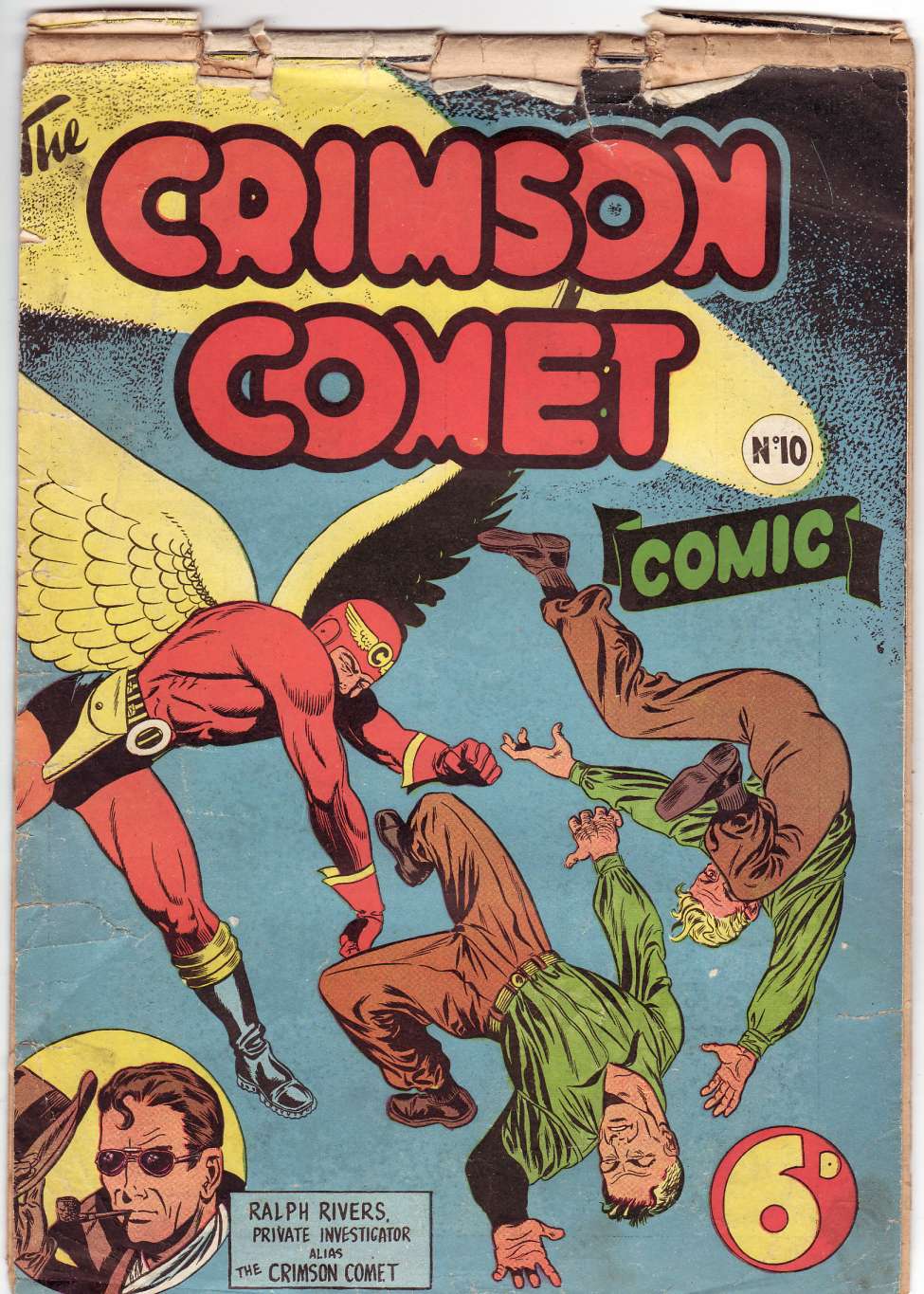 Book Cover For The Crimson Comet Comic 10