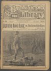 Cover For Beadle's Half Dime Library 1099 - Lightning Leo's Luck