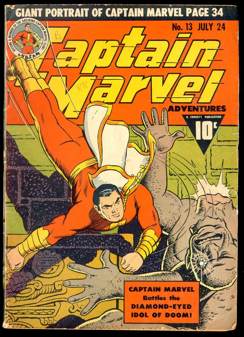 Book Cover For Captain Marvel Adventures 13