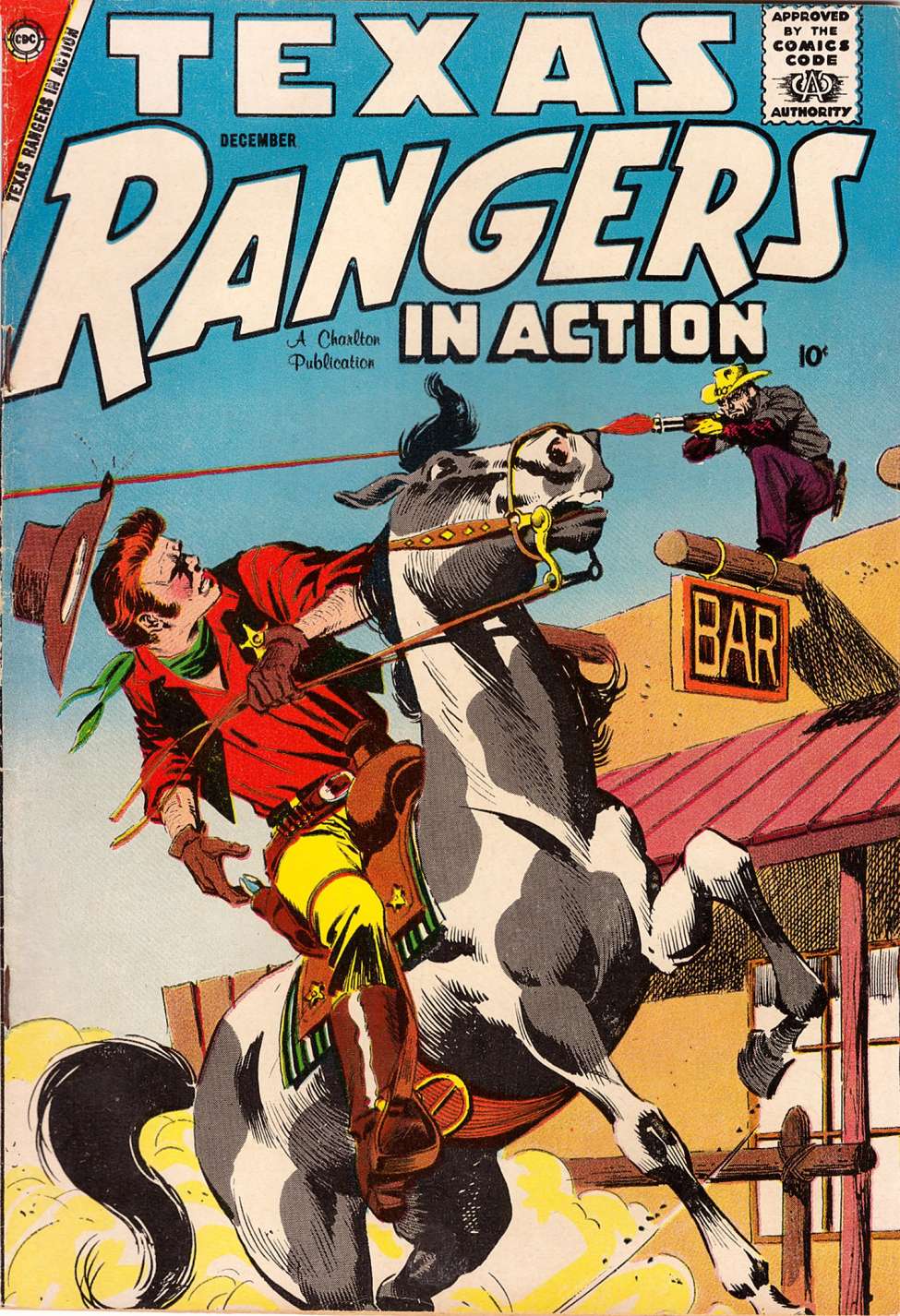 Comic Book Cover For Texas Rangers in Action 14
