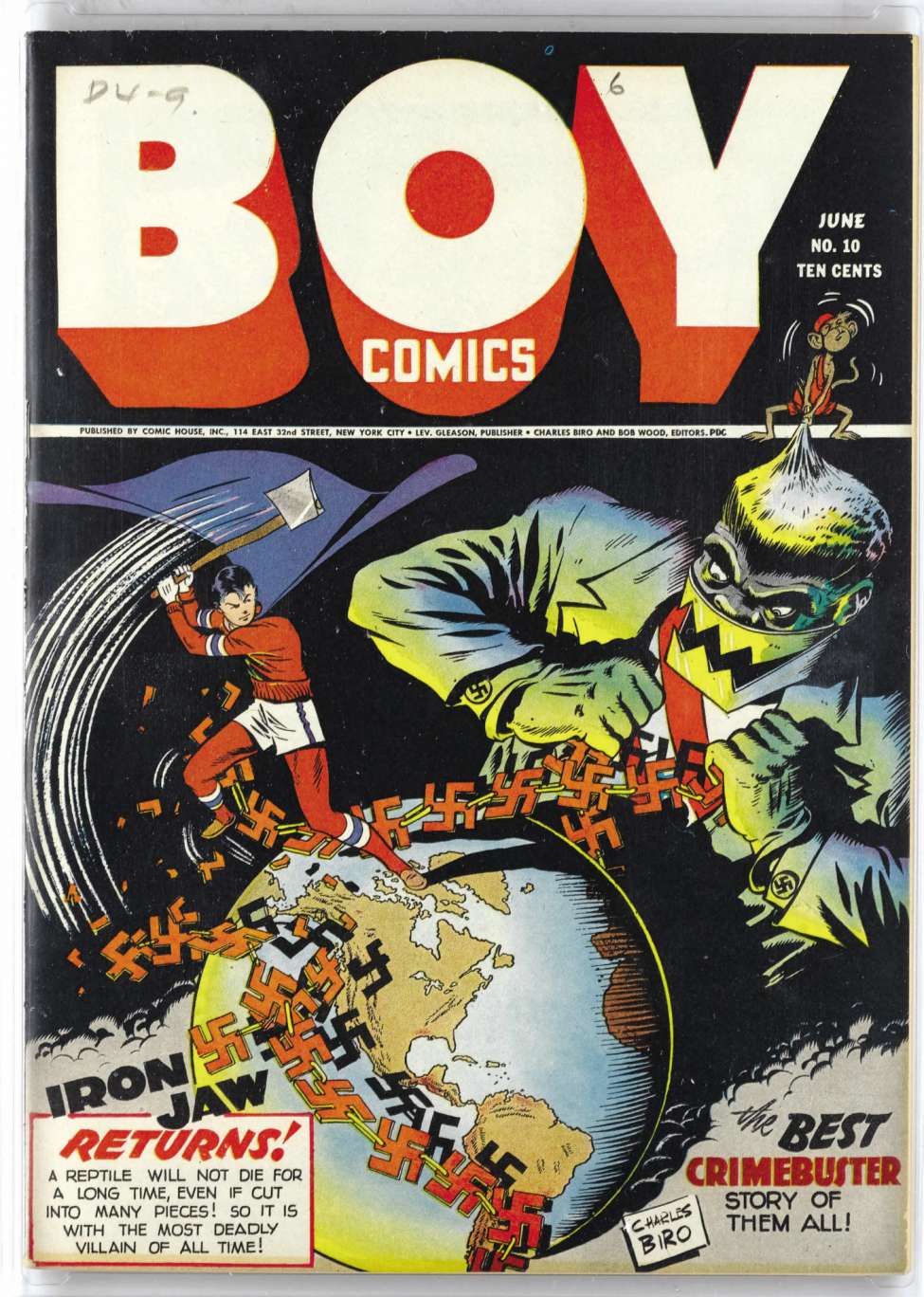 Book Cover For Boy Comics 10 (50paper/18fiche)