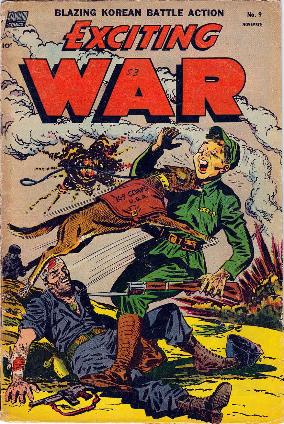 Comic Book Cover For Exciting War 9