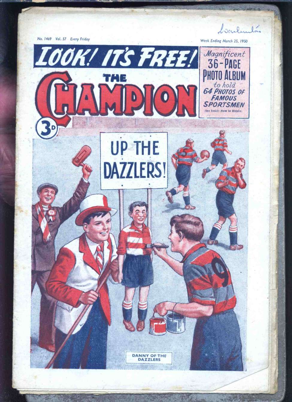 Comic Book Cover For The Champion 1469