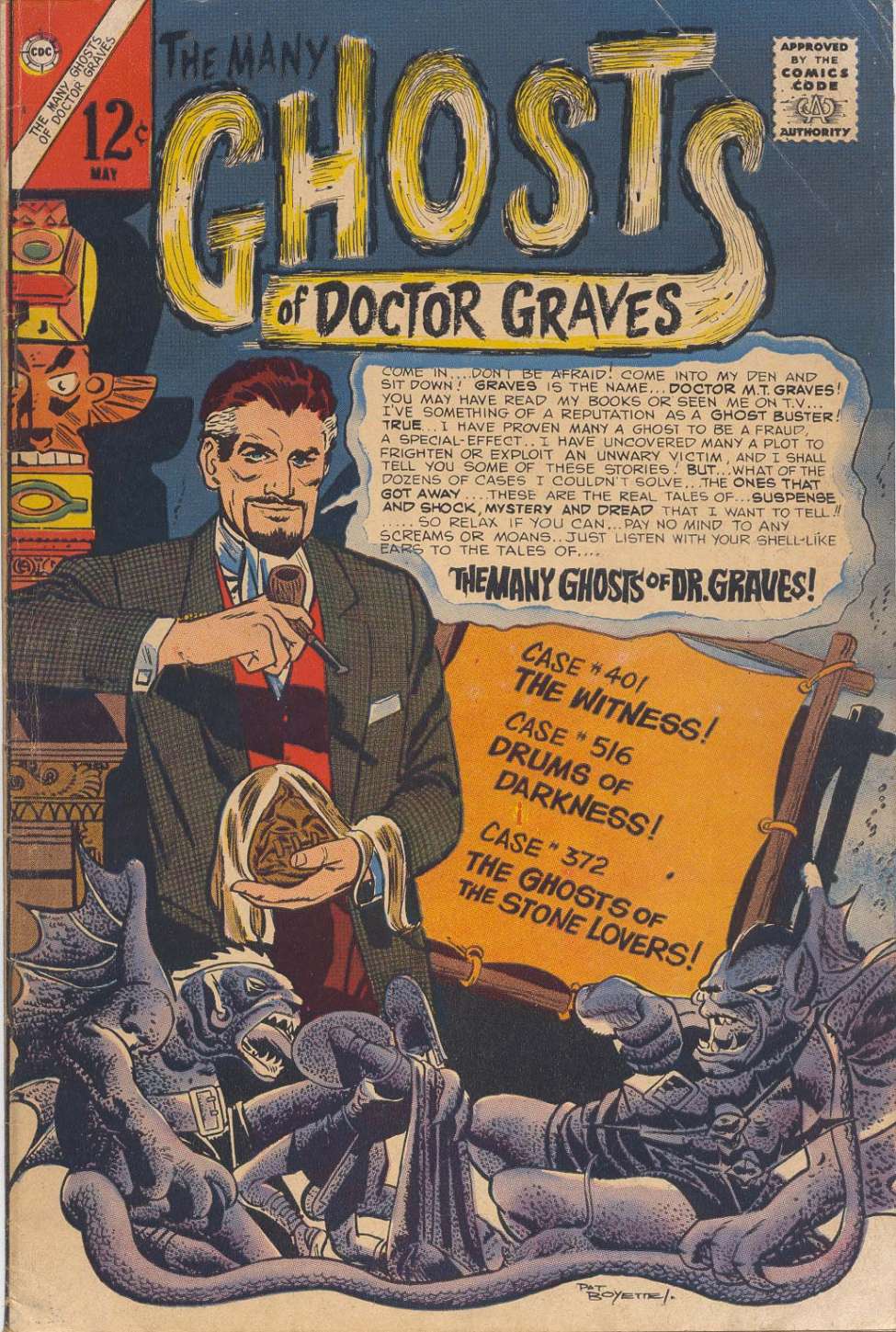 Comic Book Cover For The Many Ghosts of Doctor Graves 1