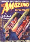 Cover For Amazing Stories v13 11 - The 4-Sided Triangle - William F. Temple