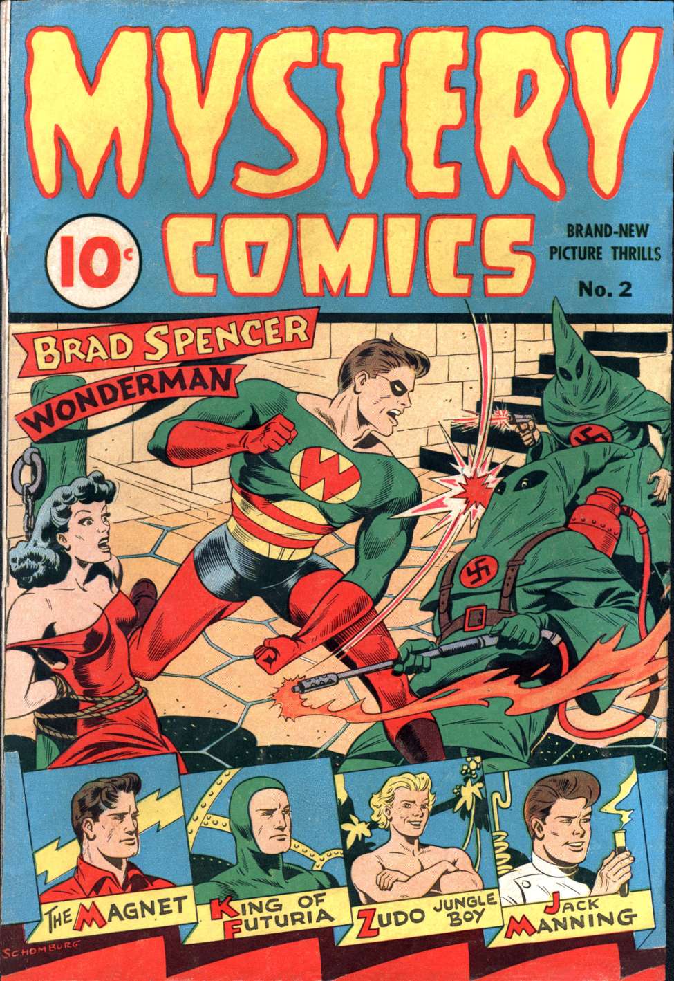 Comic Book Cover For Mystery Comics 2 - Version 2
