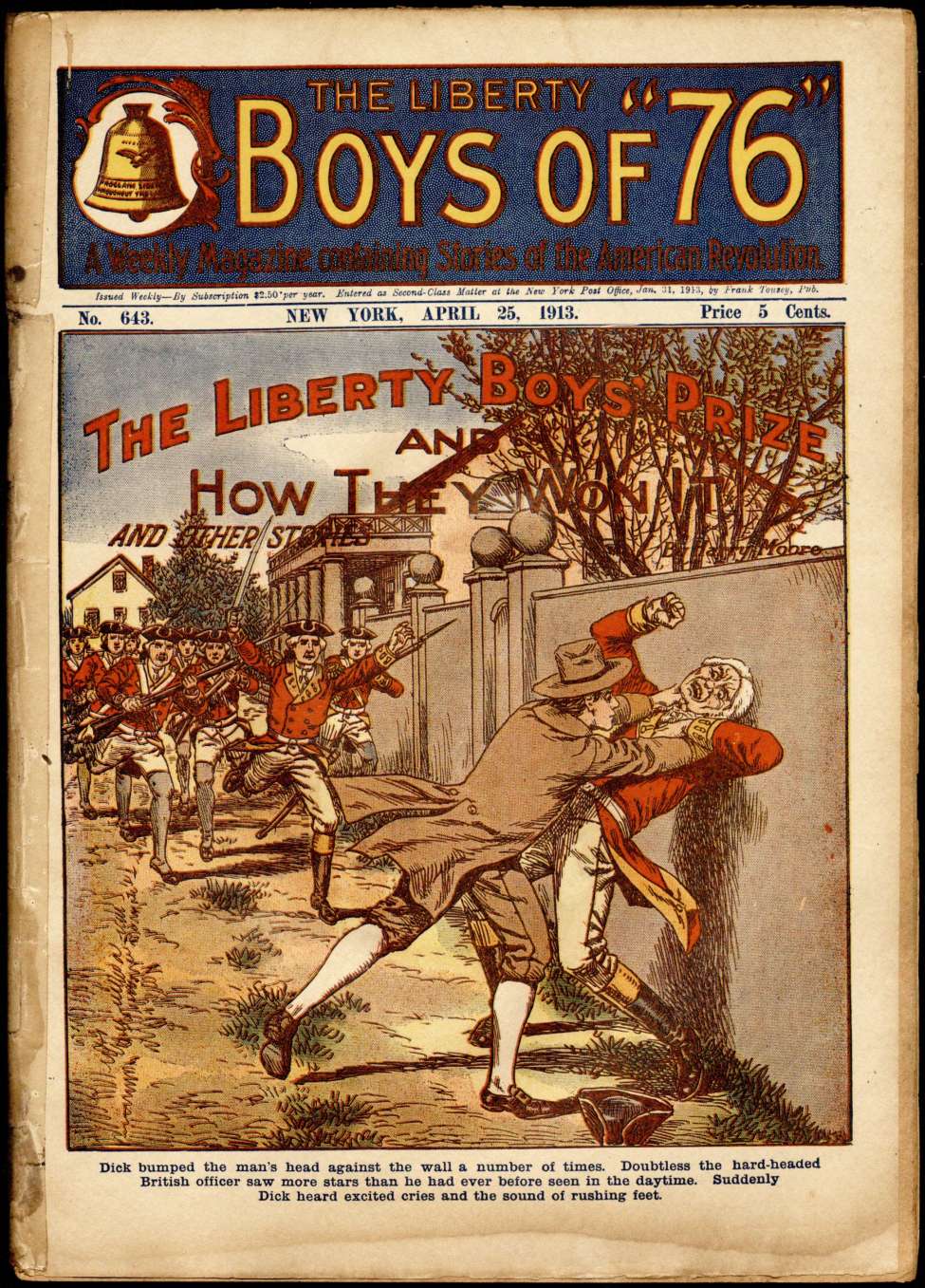Book Cover For The Liberty Boys of 76 643 - The Liberty Boys' Prize